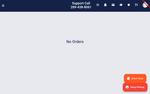 Setup Printing button when Printing is enabled.