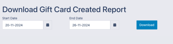 Screenshot of the Gift Card Created Report options.png
