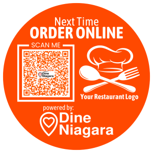 Online Order Sticker for takeout containers