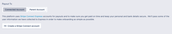 The payouts panel under your restaurant location settings